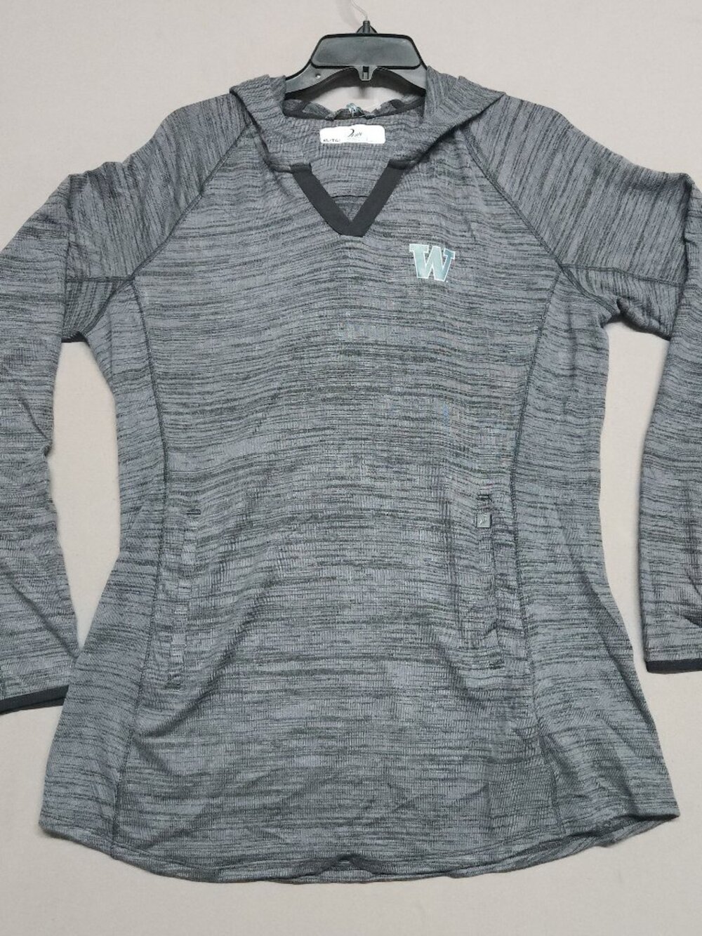 Washington Huskies Lexi Womens Hooded Pullover Xl Polyester Blend Charcoal 125